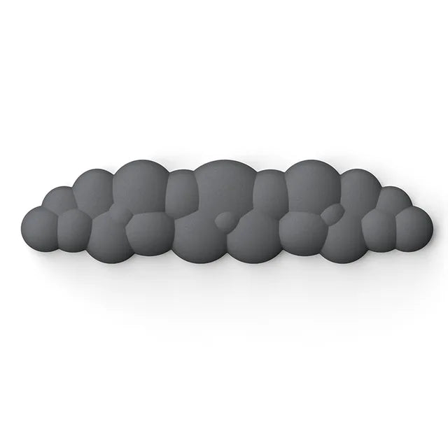 Alfombrilla de ratón con reposamuñecas para teclado, nube, antideslizante, espuma viscoelástica, para escritorio, oficina, gamer, ratón, reposamuñecas