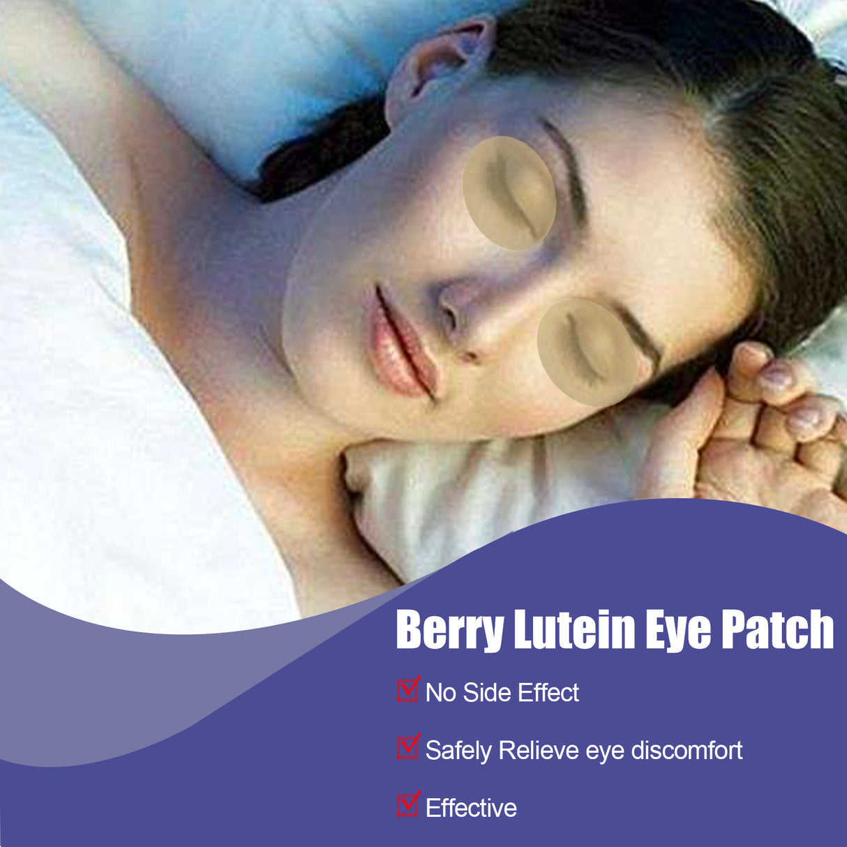 Blueberry Lutein Eye Care Patch, Relieve Eye Fatigue Cold Compress Sleep Eye Care Close Eye Mask Patch - V.I.P Digital Presence