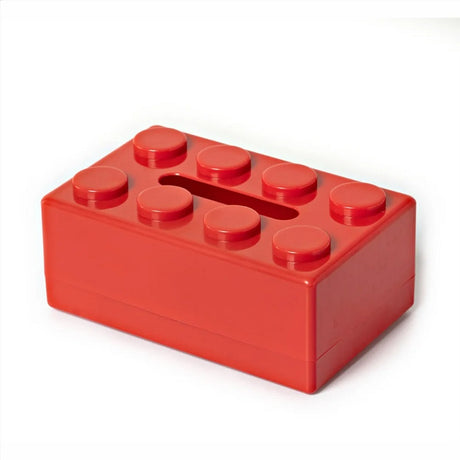 ABS Building Block Shaped Tissue Box Wall-mounted Creative Face Towel Box Organizer Perforation-free Removable - V.I.P Digital Presence