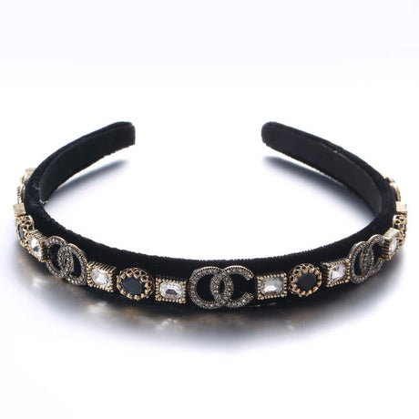 Fine edged glass drill sponge hair hoop - V.I.P Digital Presence