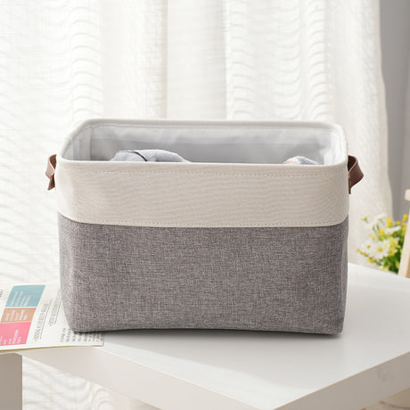 Thickened foldable portable clothing storage basket books snacks toys cosmetics storage box - V.I.P Digital Presence