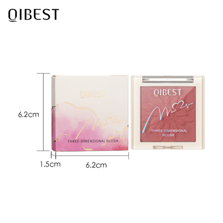 QIBEST Blush Powder Natural Repairing One Rouge Powder Is Not Easy To Take Off Makeup Matte Pearlescent Blush Powder - V.I.P Digital Presence