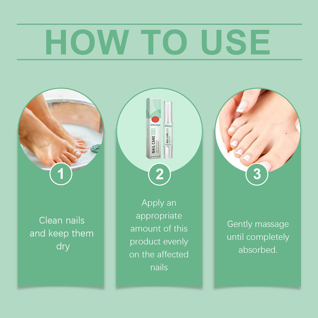 Gray Nail Care Pen Gently Nourishes Fingernails, Cleans And Brightens Nails And Thickens Nails - V.I.P Digital Presence