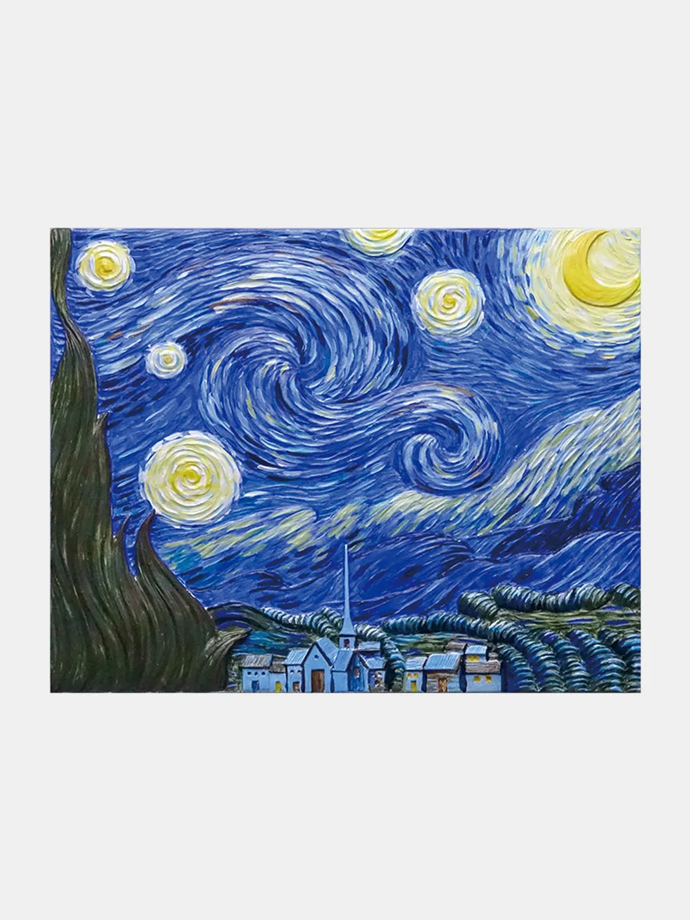 Kit de pintura al óleo 3D DIY "Relieve" de la Noche Estrellada de Van Gogh