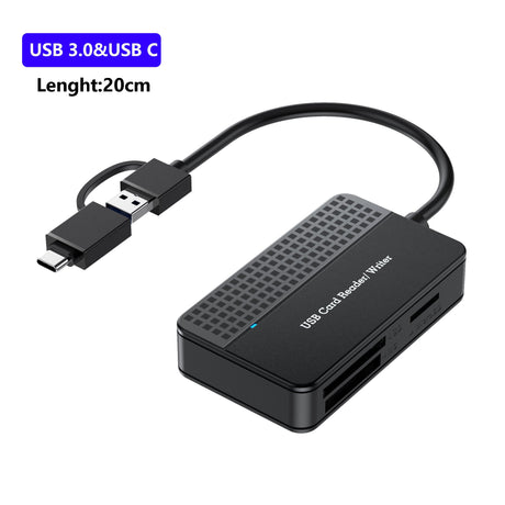 USB 3.0 Four in One USB 3.1 CF SD TF MS Memory Card/DSLR Camera Card Reader Type-c - V.I.P Digital Presence