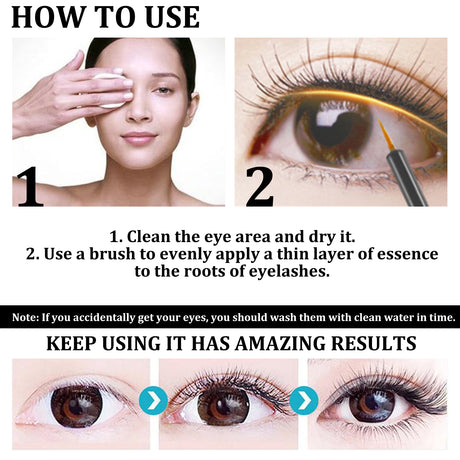 Eyelash Boost Serum, Lashes Black Long Mild Natural Thick Curl Curl Lasting Not Faint Dyed Eyelash Liquid - V.I.P Digital Presence