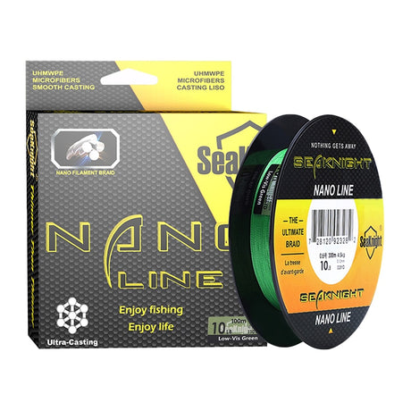 SeaKnight NANO 100M 300M 4 Strands Braided Fishing Lines Multifilament PE Fishing Line 4LB 6LB 8LB 10LB  Diameter 0.07-0.12mm - V.I.P Digital Presence