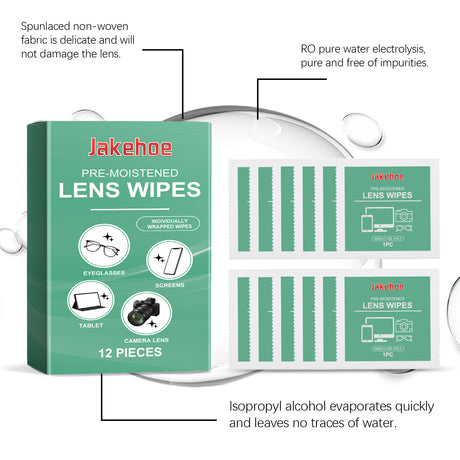 Lens Cleaning Wipes Eyeglass Screen Wipes Individual Package Carry Cleaning Wipes With You - V.I.P Digital Presence