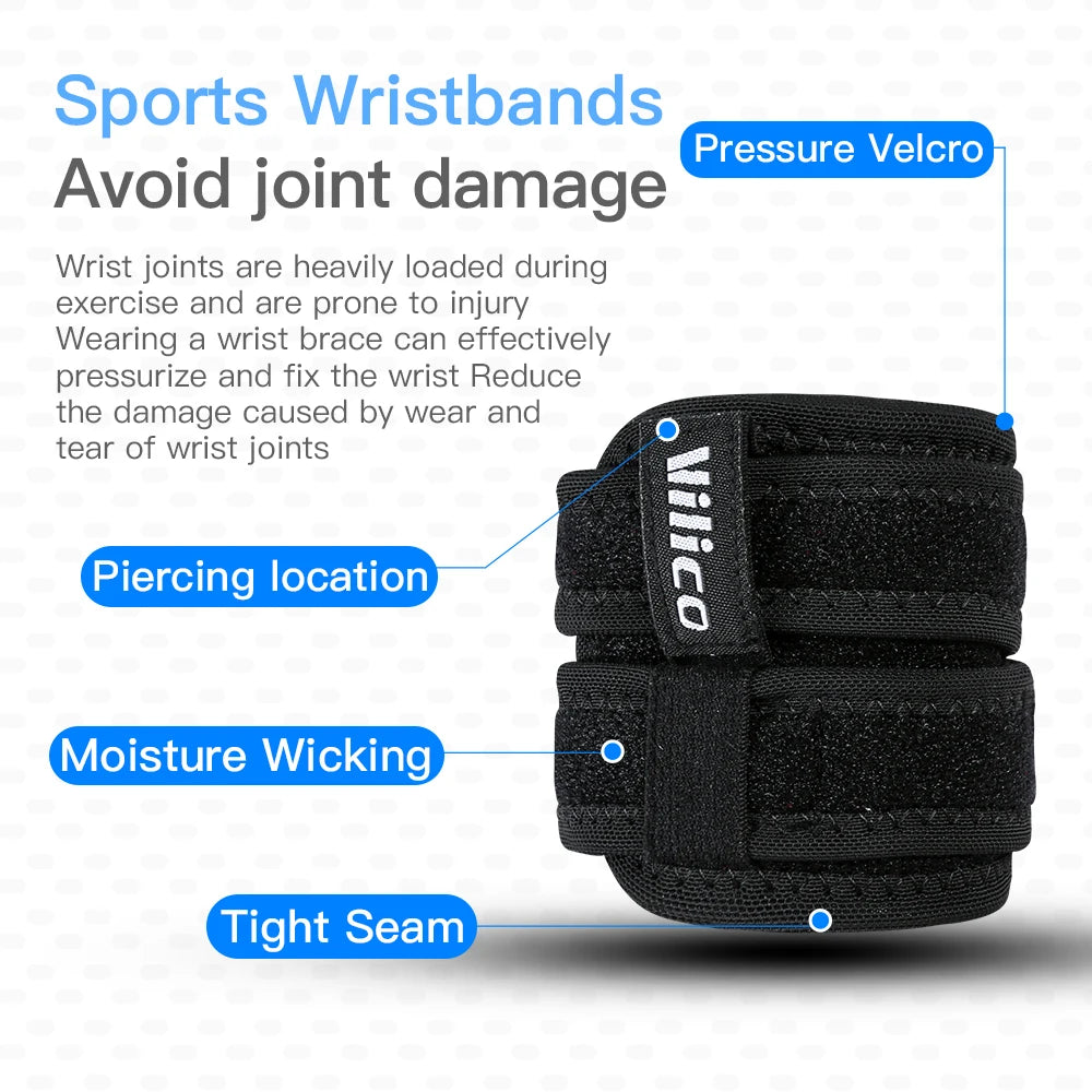 Sports wristband men's fitness protection fixed bandage wrist protection pressure wrist strap - V.I.P Digital Presence