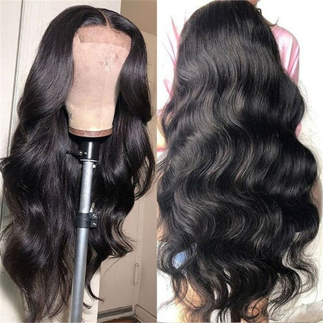 Wig for women European and American medium-parted long curly hair African black large wave chemical fiber full headgear wig - V.I.P Digital Presence