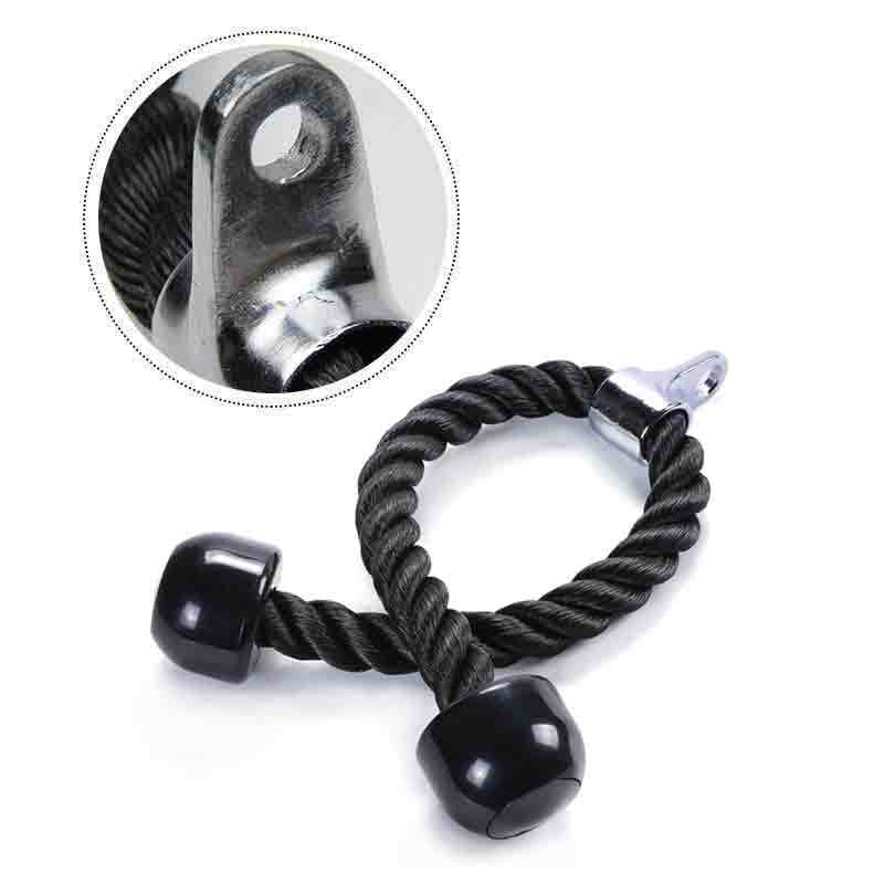 Triceps trainer biceps pull rope single double-headed rope down pull rope gantry fitness down pressure rope - V.I.P Digital Presence