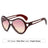 New European and American Sunglasses for Women UV400 Fashion Double Beam Round Frame Personalized PC Hollow Sunscreen Sunglasses - V.I.P Digital Presence