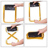 25*22.5*27cm Outdoor Aluminum Folding Stool Chair Small Fishing Stool Chair Portable Camping Outdoor Fishing Chair Fishing Tool - V.I.P Digital Presence