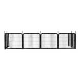 8-panel dog fence, 24 inch small dog pet fence, portable indoor pet game fence. Black, 22.2 inches wide x 23.6 inches high. - V.I.P Digital Presence