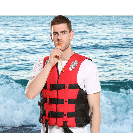 S-M-L-XL-2XL-3XL adult life jacket: buoyant, for sea fishing/outdoor sports, coated Oxford cloth. - V.I.P Digital Presence