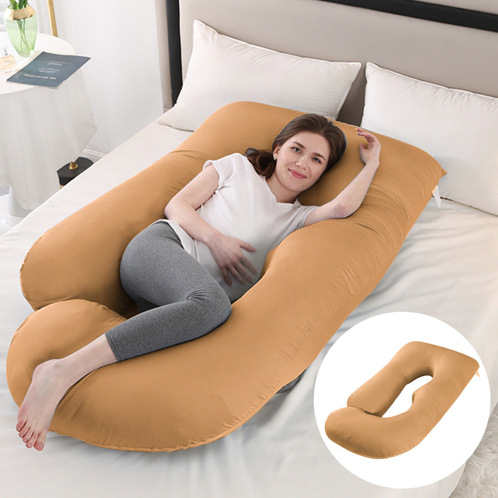Pregnant women's pillow waist protection side sleeping slope pillow J-shaped pregnancy sleeping pillow - V.I.P Digital Presence