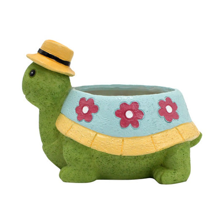 Turtle Flower Pot Decoration Outdoor Courtyard - V.I.P Digital Presence