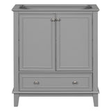 30 inch bathroom vanity no sink  base only gray - V.I.P Digital Presence