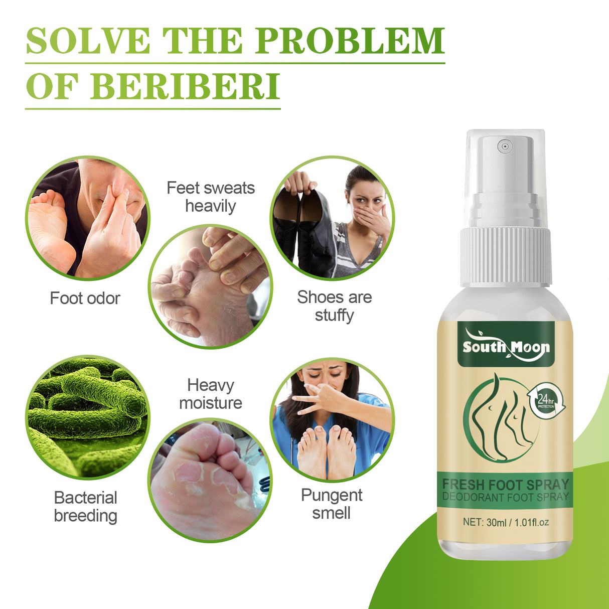 Fresh Foot Spray, Dry Feet Peeling Feet Itchy Moisturizing Skin Fragrance Spray - V.I.P Digital Presence