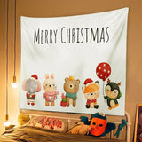 New Christmas Background Cloth, Christmas Tapestry, Christmas Party Event Decoration Hanging Cloth, Christmas Hanging Cloth - V.I.P Digital Presence