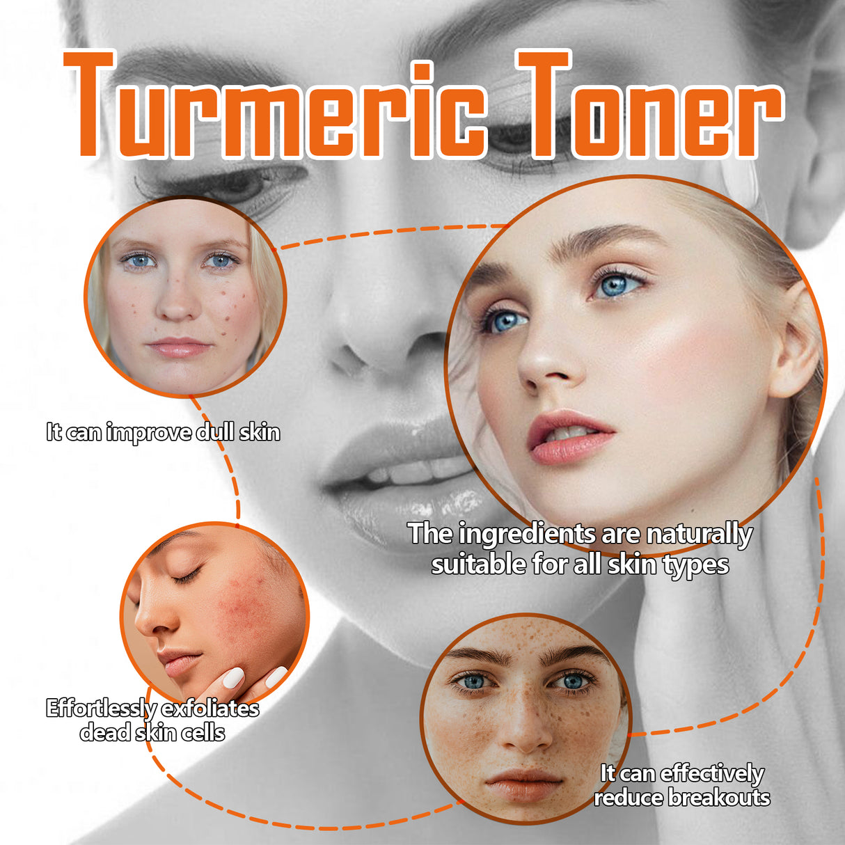 Turmeric Toner, Deep Hydrating Firming And Moisturizing Facial Skin Toner - V.I.P Digital Presence