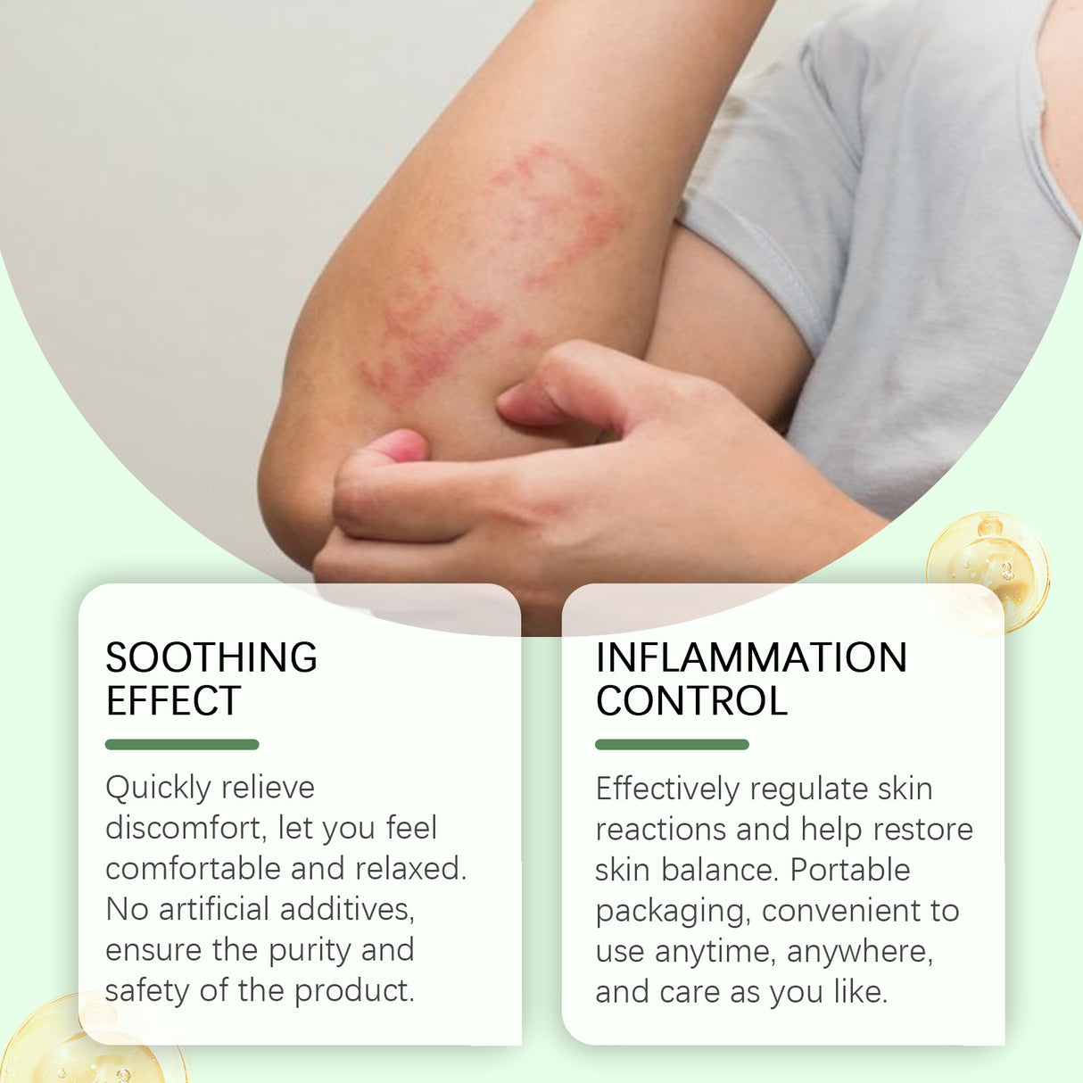 Herbal Skin Soothing Cream That Soothes And Nourishes Uncomfortable Skin With Body Skin Treatment Cream