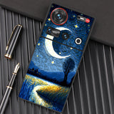 Nubia Z70Sultra Phone Case Leather Business Anti-drop Protective Cover Classic Starry Sky - V.I.P Digital Presence