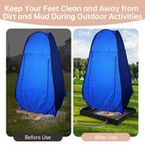 Folding Outdoor Camping Shower Tray Base  - for Pets & Travel - V.I.P Digital Presence