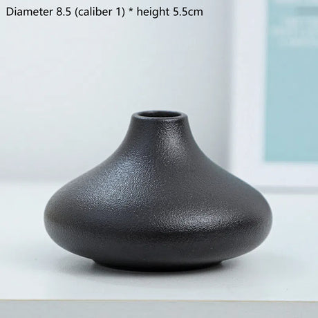 Coarse pottery vase ceramic black tea ceremony flower arrangement vase flower arrangement - V.I.P Digital Presence