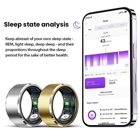 2025 New! Xiaomi Smart Ring for Men & Women. Tracks Heart Rate, Blood Oxygen, Sleep. 5ATM Waterproof Fitness Tracker - V.I.P Digital Presence