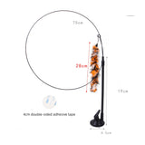 Suction cup cat toy stick that can be attached and held with steel wire multi head interchangeable cat toy and pet supplies - V.I.P Digital Presence