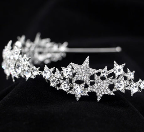 Star Crown New Hair Band Wedding Hair Accessories Bridal Jewelry - V.I.P Digital Presence
