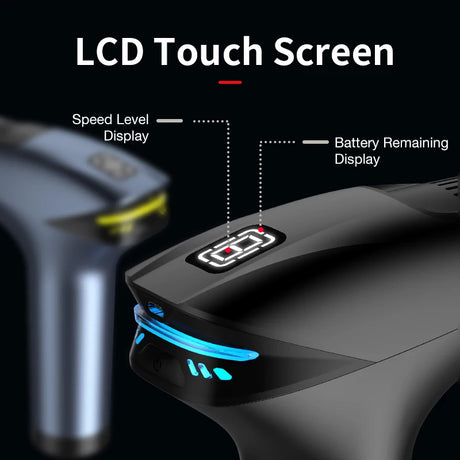 Icy Cold Compress Massage Gun Electric Percussion Pistol Massager For Body Neck Back Sport Deep Tissue Muscle Relaxation - V.I.P Digital Presence