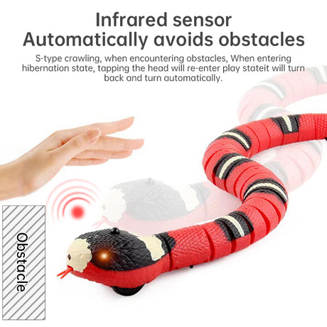 USB Rechargeable Interactive Cat Toy with Smart Sensing, an Automatic Electronic Snake for Kittens' Indoor Play. - V.I.P Digital Presence