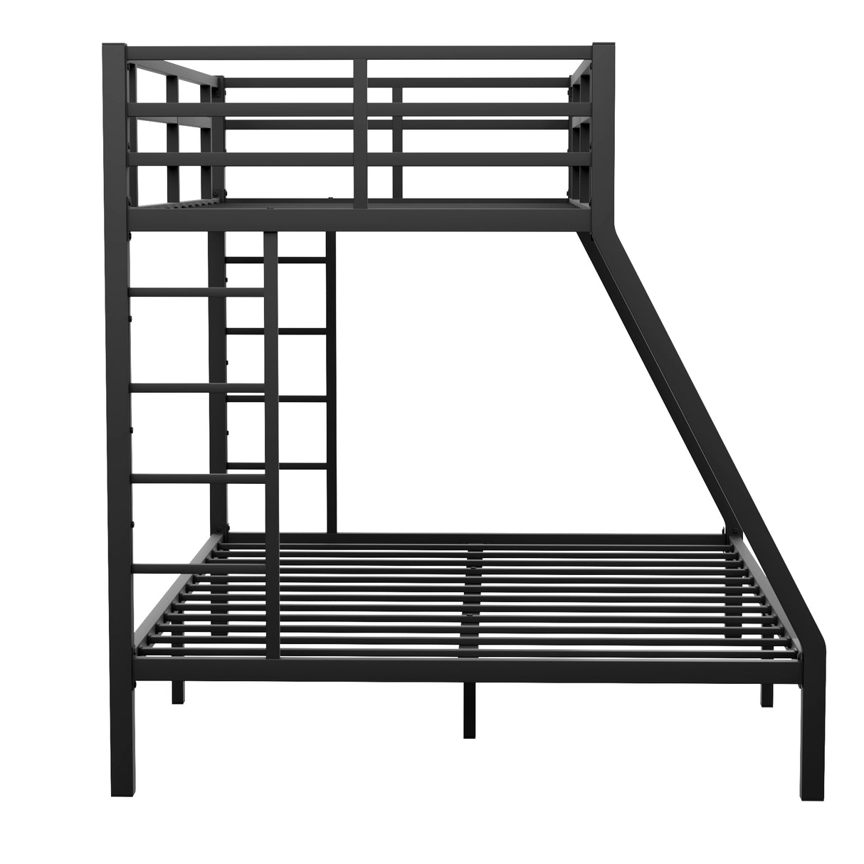 Metal Twin XL over Queen Bunk Bed for Teens and Adults,Space-Saving/Noise Reduced/No Box Spring Needed - V.I.P Digital Presence