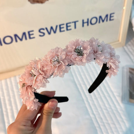Fashionable fabric flower stamen flower hair hoop for women - V.I.P Digital Presence
