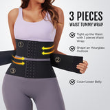 Waist Trainer Sports Sweat Postpartum Body Sculpting Double Belt Buckle Abdominal Belt - V.I.P Digital Presence