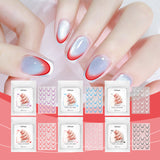 French Gradient Nail Sticker Gradient Nail Sticker Easy Nail Decor Personalized Nail Sticker