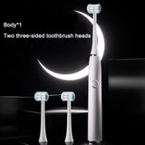 Adult electric toothbrush with three sides rechargeable sonic vibration waterproof electric toothbrush - V.I.P Digital Presence