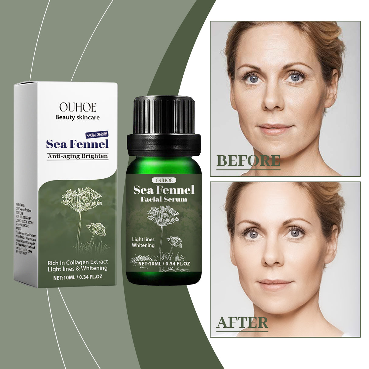 Sea Fennel Collagen Essence, Moisturizing And Repairing Facial Skin Daily Skin Care Moisturizing Essence - V.I.P Digital Presence