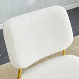 Teddy suede material cushioned rocking chair unique rocking chair cushioned seat