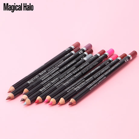 Magical Halo Easy To Color Lip Liner / Eyeliner 10 Colors Waterproof Lip Pencil That Lasts Makeup And Does Not Fade - V.I.P Digital Presence