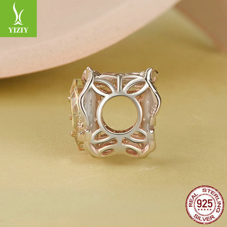Yinziyun Original Ginkgo Butterfly DIY Bracelet Beads Forest Romantic Golden Butterfly s925 Pure Silver Beads - V.I.P Digital Presence