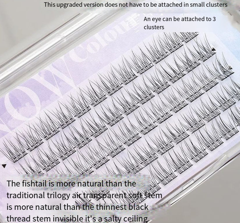 Lazy Fish Tail False Eyelashes Trilogy Natural Simulation Thick Single Cluster Lazy Series Deviruchi Eyelashes - V.I.P Digital Presence
