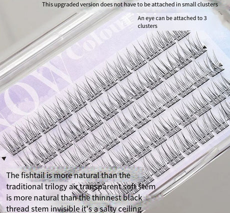 Lazy Fish Tail False Eyelashes Trilogy Natural Simulation Thick Single Cluster Lazy Series Deviruchi Eyelashes - V.I.P Digital Presence