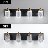 Vanity  Lights With 4 LED Bulbs For Bathroom  Lighting