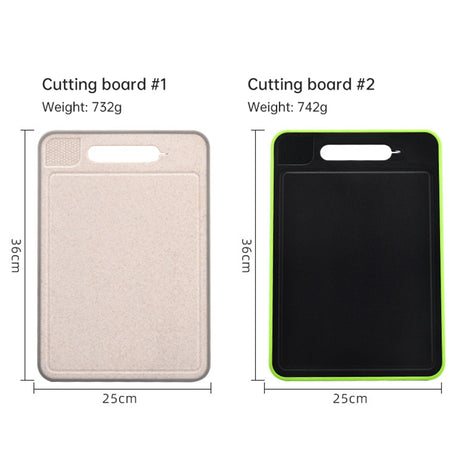 Double Sided Quick Thawing Cutting Board, Aluminum Alloy Spray Cutting Board, Household Cutting Board with Sharpener - V.I.P Digital Presence