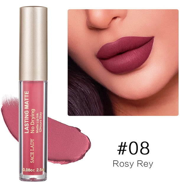 Make Up Waterproof Nude Lipstick Long Lasting Liquid Matte Lipstick Kit Lip Gloss Cosmetics Lipgloss Lip Makeup - V.I.P Digital Presence