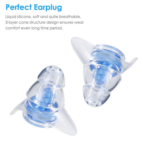 Noise Reduction And Sound Isolation Earplugs Concert High Fidelity Filter Earplugs Wholesale Blue Filter Earplugs Double Tail - V.I.P Digital Presence