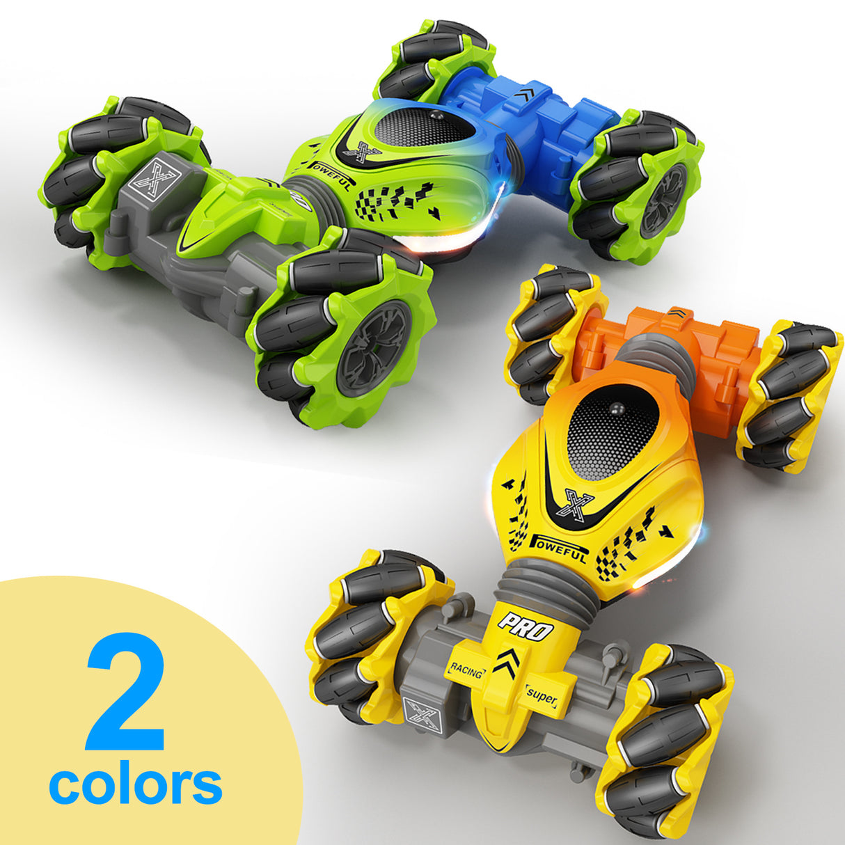 Coche de inducción con minigiro y gestos, transformable, con control remoto, de doble cara, para escalada y acrobacias.